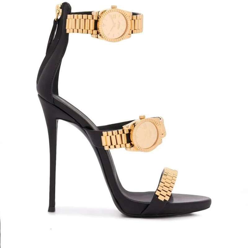 Fashion Watch Strap Sandals Sexy High Heel Women Shoes
