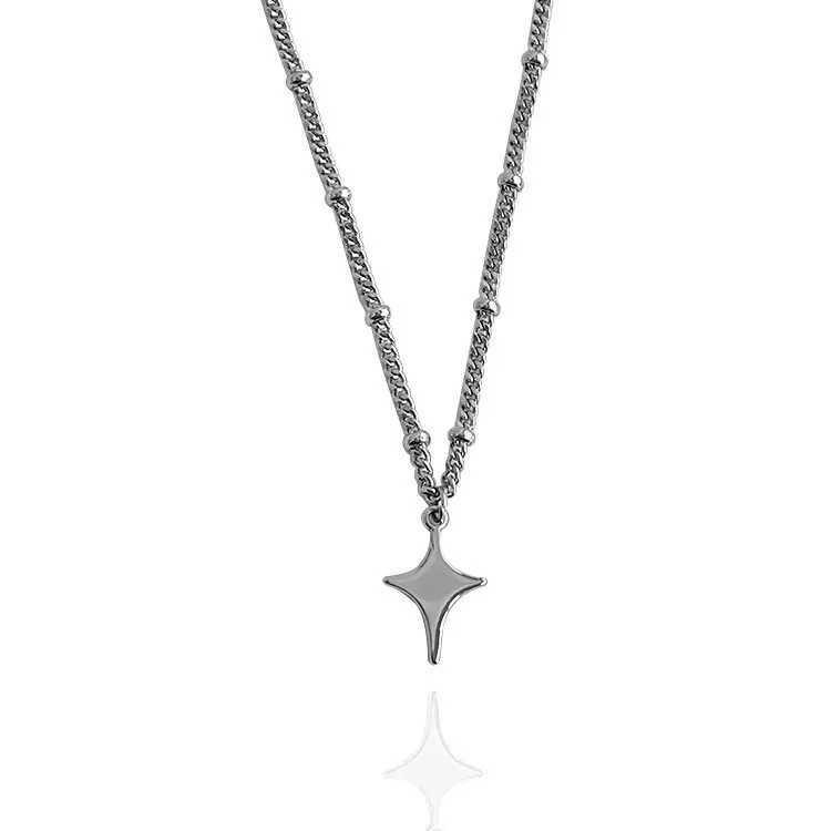 Simple Fashion Star Hollow Necklace Pendant Necklace Jewelry Accessories Womens Fashion Party Necklace W250318