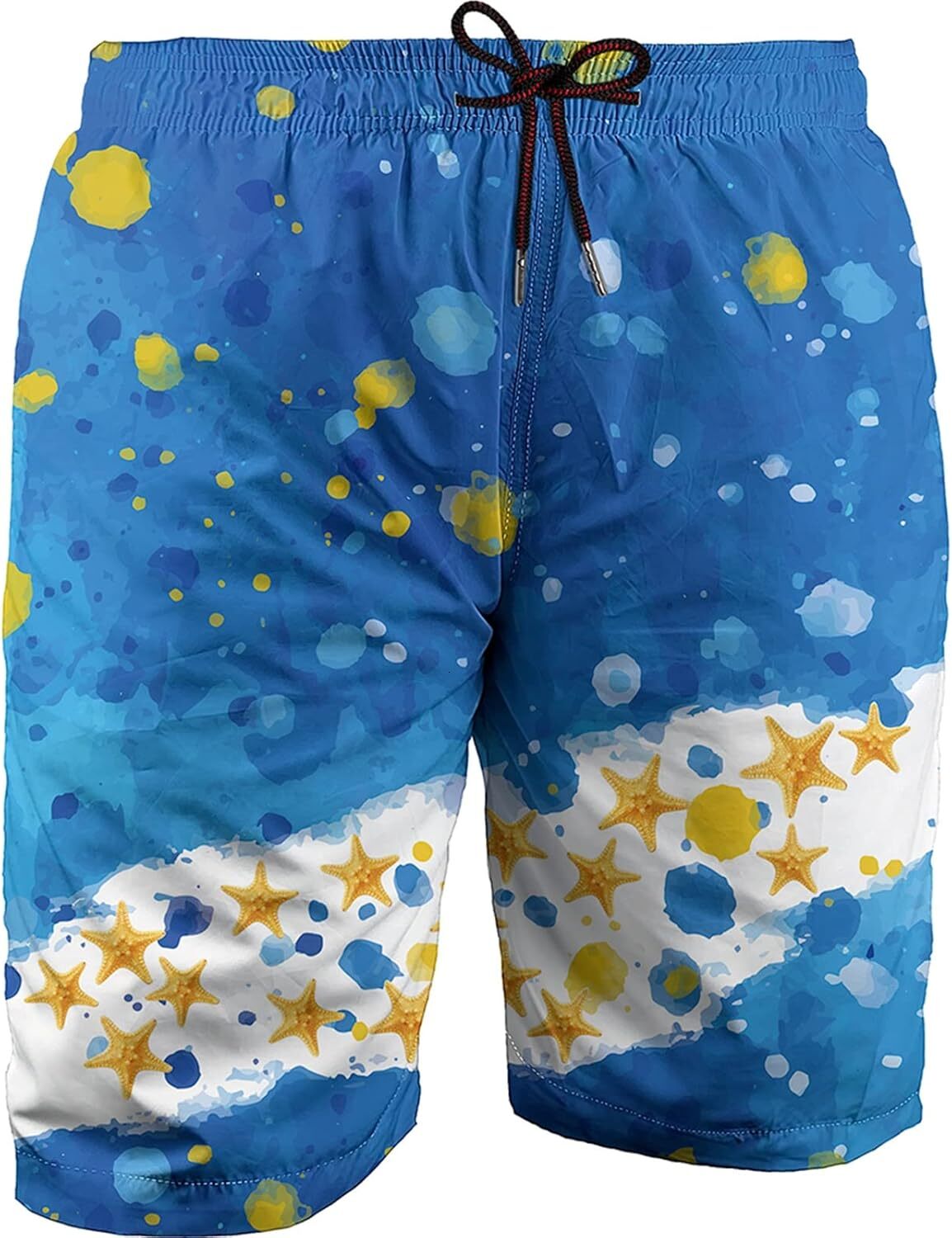 Men's Swim Trunks Bathing Shorts with 3D Print Deisgn Quick Dry Boards About Knee Fashionable printed shorts