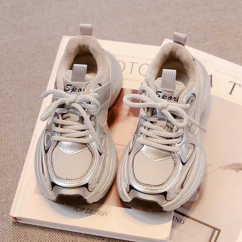 2025 Spring New Childrens Sports Shoes for Girls and Boys Fashion Korean Sle Soft Bottom Anti Slip Edition Fashion Sports and Leisure Shoes W250318
