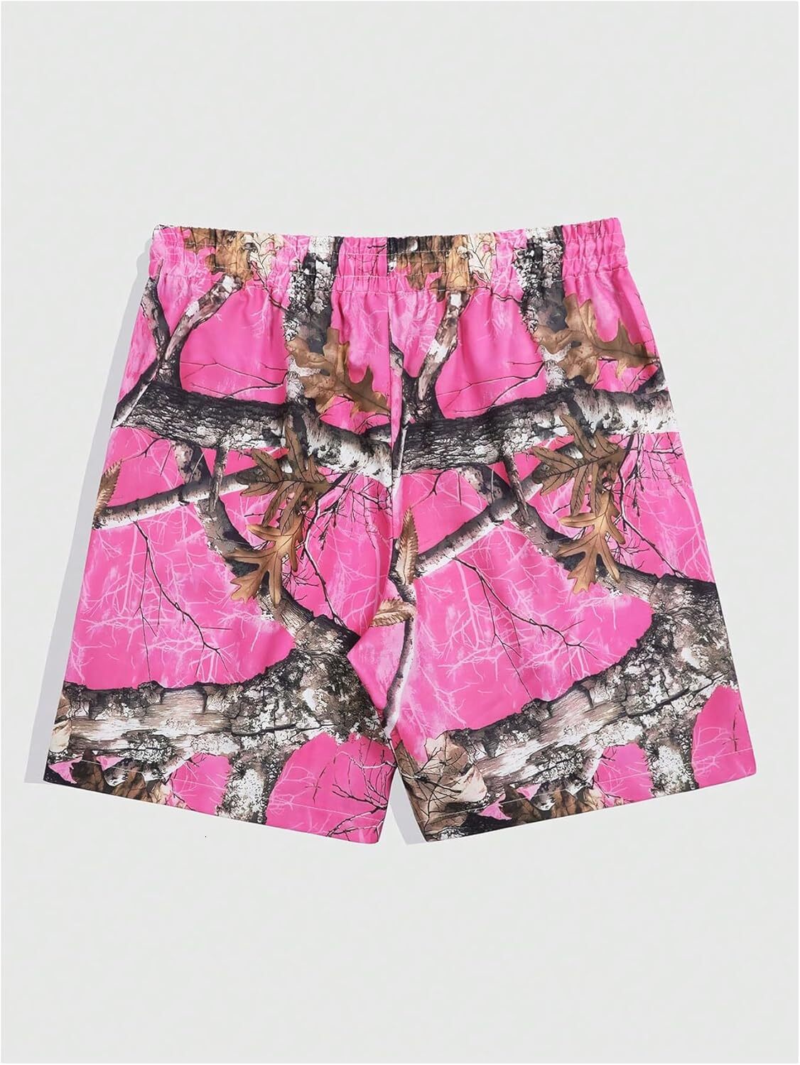 Men's Letter Graphic Print Shorts Drawstring Waist Straight Leg Summer Vacation Shorts Fashionable printed shorts