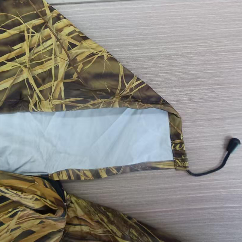 Full Coverage Adult Waterproof Ensemble with Visible PVC Reflections - Coat and Trousers Set RS006