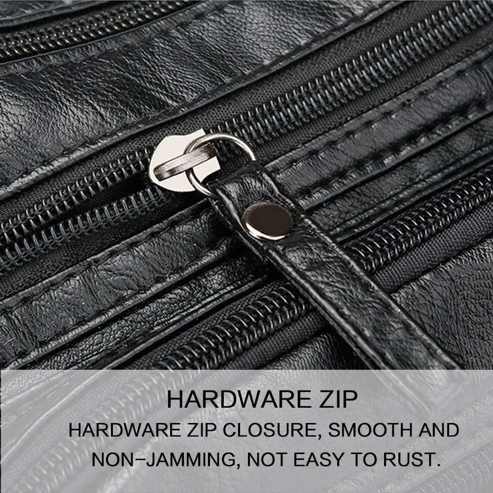 Casual KISMIS New Large-Capacity Shoulder Washed Leather Crossbody Bag, Fashion Simple Mom Bag for Women ,