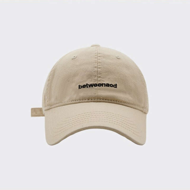Korean Embroidered Letter Baseball for Women in Spring and Autumn, Casual Trendy Brand, Summer Look, Small Face, Soft Top, Duck Tongue Hat