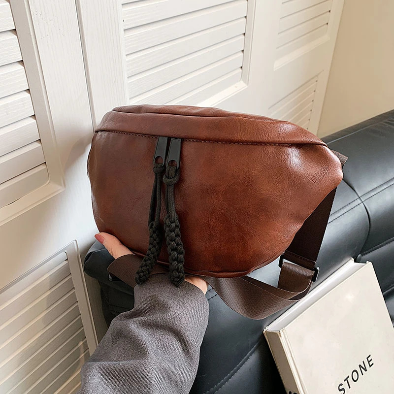 Female Belt Bags Fashion Leather Fanny pack High quality er Shoulder Crossbody Chest Bags Handbags Ladies Waist Bag 250314