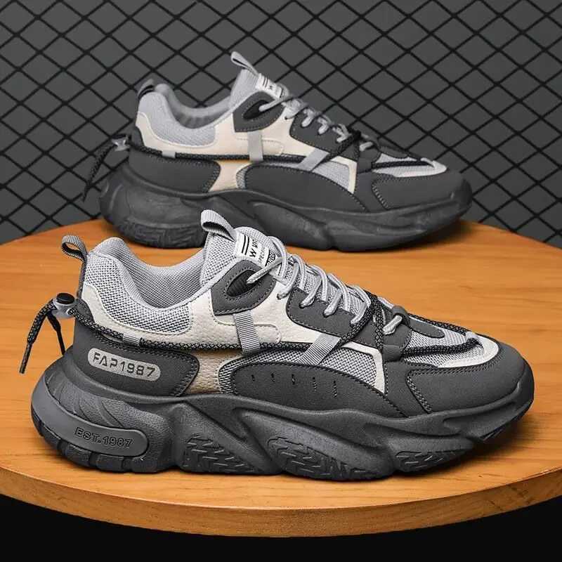 202ens tennis shoes new casual sports shoes spring and summer mens breathable and wear-resistant running shoes Y250318