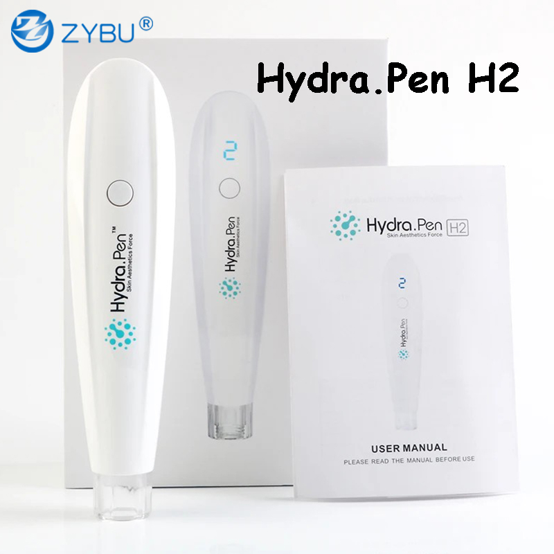 Hydra Pen H2 Microneedling Dermapen Wireless Professional Derma Stamp Micro Needling Roller Makeup Skin Care Tool MTS Serum Applicator Meso Therapy Hy