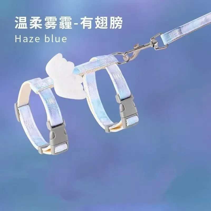 Cute Cartoon Cat Harness Walking Pet Harnesses and Leash Set for Cats Kitten Garfield mascotas Accessories Supplies CatsT250318