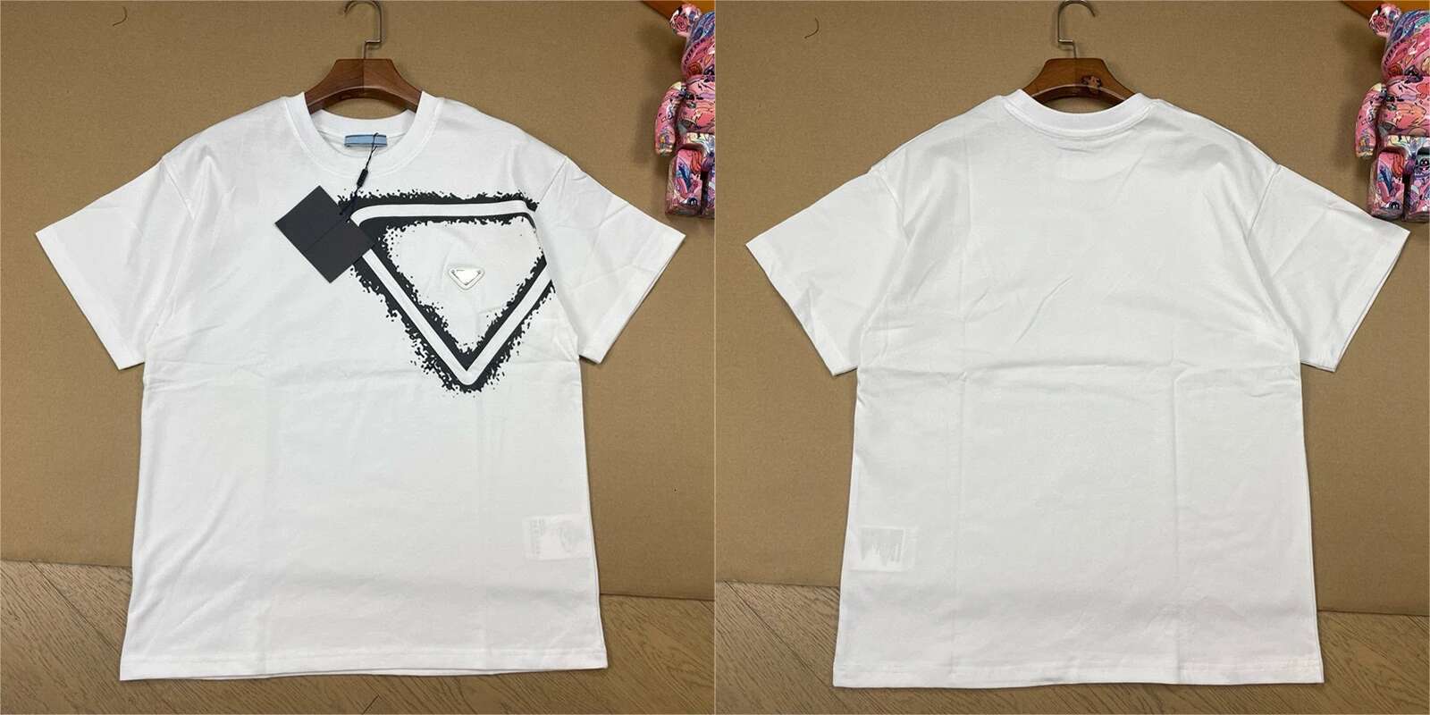 Summer New T Shirt Y2k Brand Letter Print Short-Sleeved Men's Fashion Crew-Neck Top