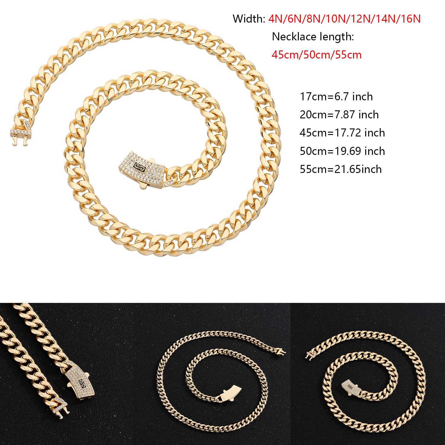 New Monaco Chain Zircon Diamond Necklace Cocktail Party Owner Luxury Jewelry W250318