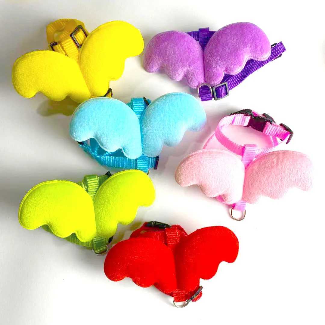 1 set of angel wing pet harness and handle suitable for cat and dog straps rabbit straps cat straps and adjustable chest strapsT250318
