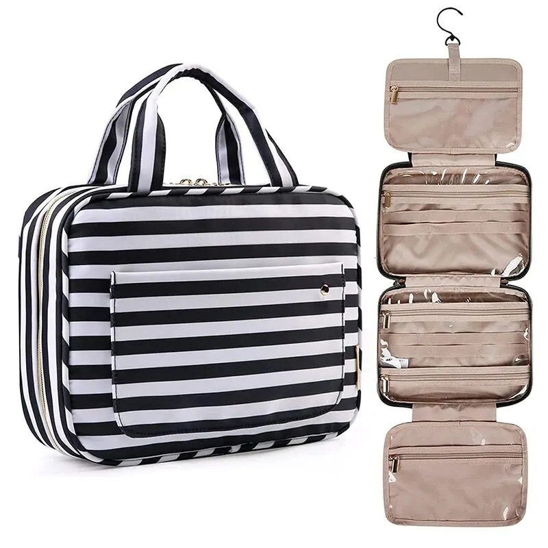Waterproof Toiletry Bag Handheld Cosmetic Storage Toiletry Set Travel Organizer Bag With Hooks For Men And Women 250314