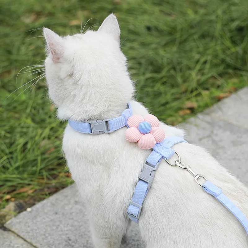 Cat Strap and Belt Set Adjustable Dog Strap for Small Dog Straps Breathable Pet StrapsT250318