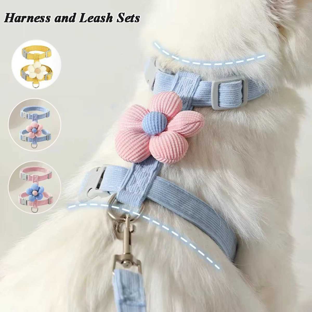 Cat Strap and Belt Set Adjustable Dog Strap for Small Dog Straps Breathable Pet StrapsT250318