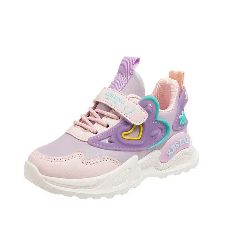 Girls double net sports shoes spring and autumn new sled comfortable casual shoes childrens soft soled running shoesXJ250318