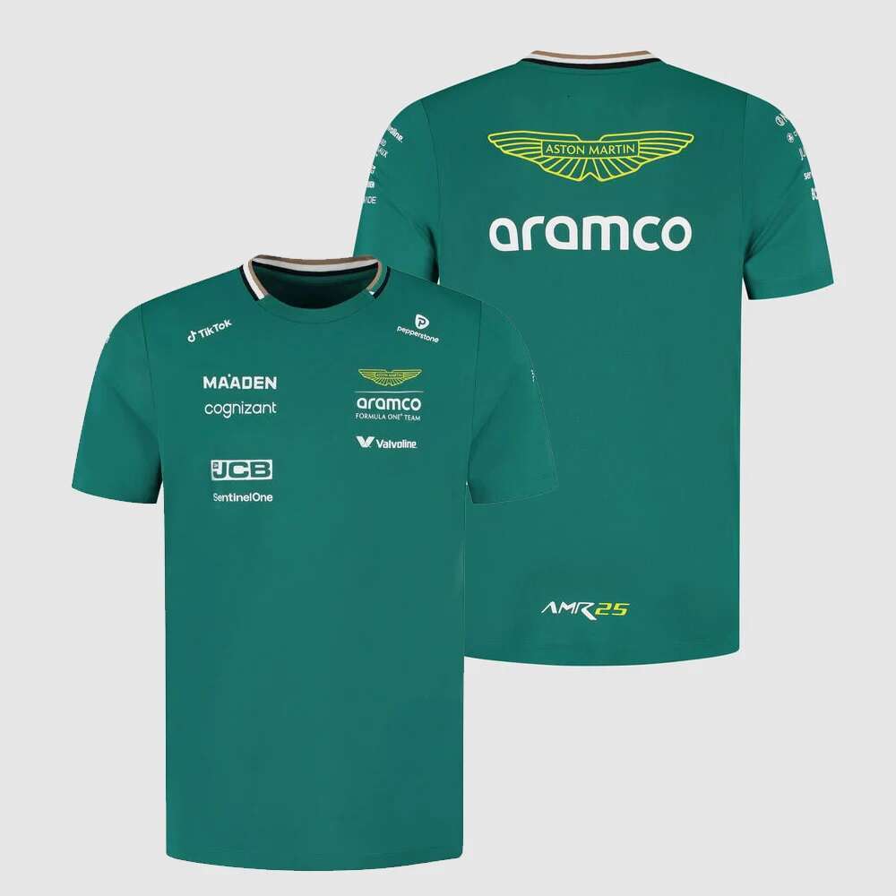 Summer new men's T-shirt 2025 hot selling F1 racing extreme sports outdoor quick drying cycling suit 14 Alonso top