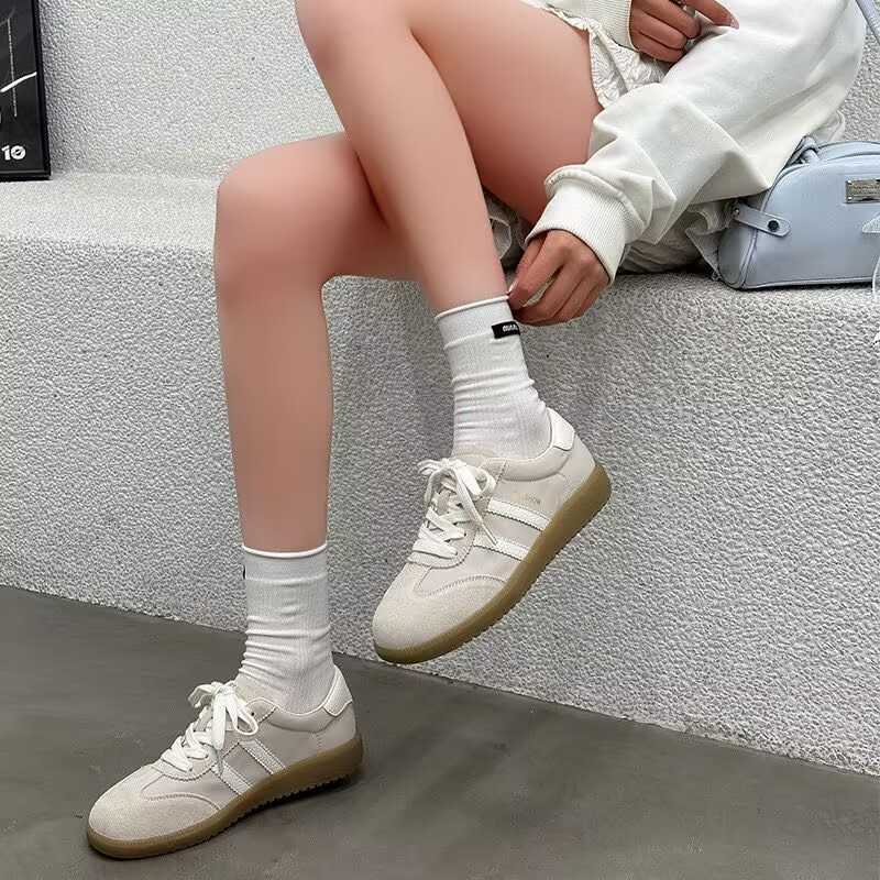 Color Candy Hot Moral Training Women 2025 Spring And Summer New Light Breathable Comfortable Small White Shoes Students All Kinds Of Casual Shoesc2502