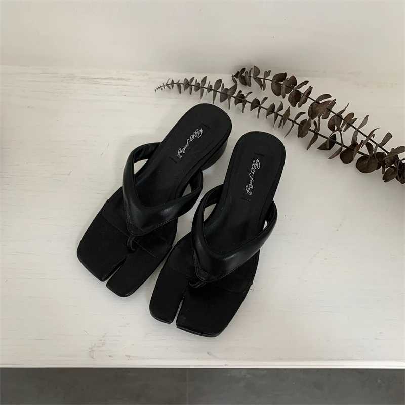 Bailamos Summer Fi Open Toe Mes Warm Sandals 2023 High Quality Low H Flip Beach Skating Shoes Y250317