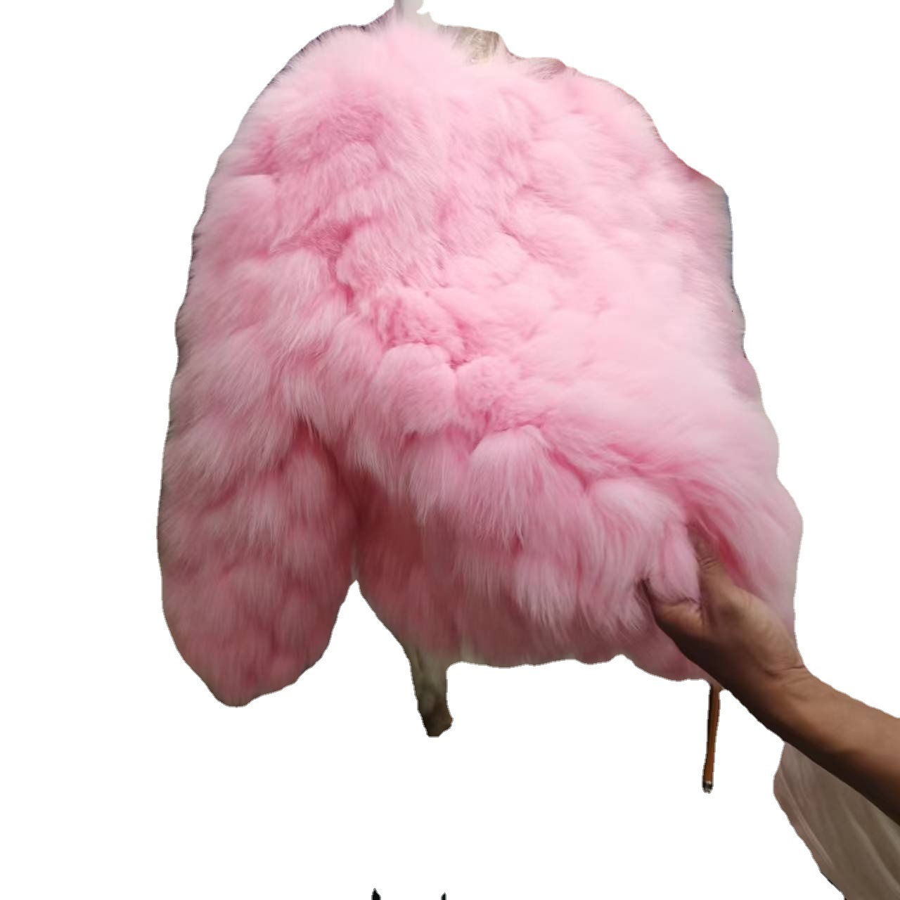 Fashionable new net red Tiktok same fox coat women's car stripe tassel short real fur grass autumn and winter
