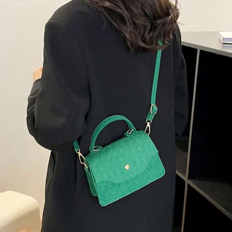 Blue Subaxillary For Womens New Korean Fashion Ladies Shoulder Bag Trend Handbags Retro Designer Female Totes