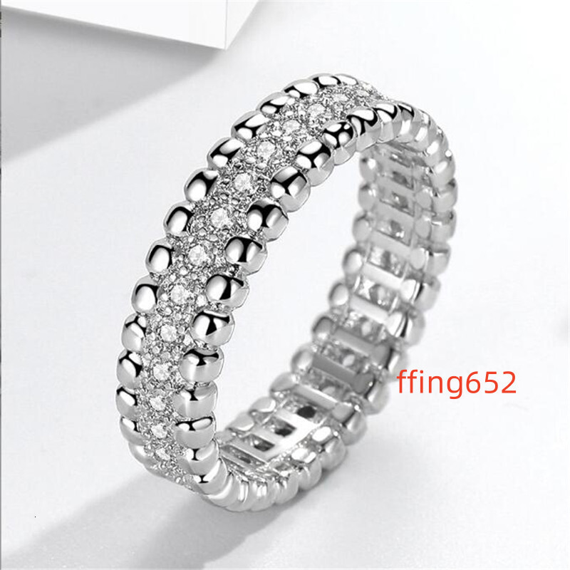 Choucong Brand New Wedding Rings Fashion Jewelry Real 925 Sterling Silver Pave White Topaz CZ Diamond Party Gemstones Moissanite Women Engagement Band