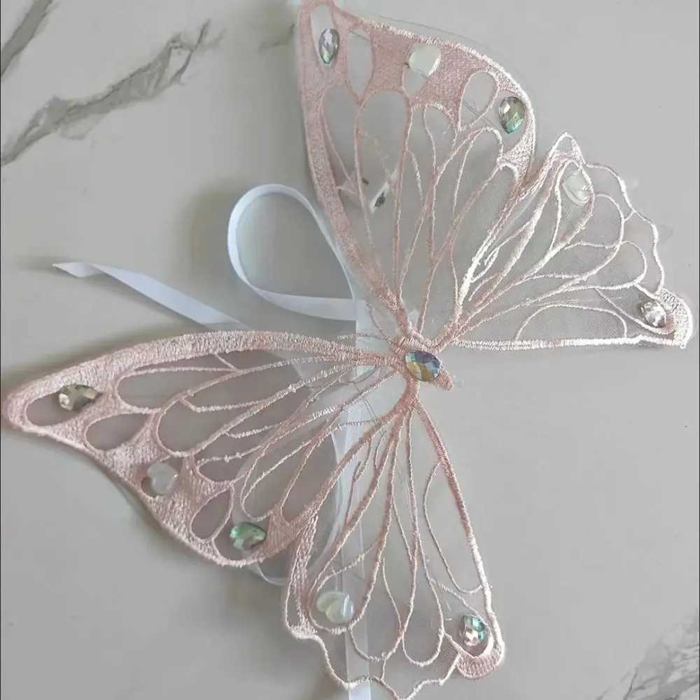Dog Wings Glowing Butterfly Pet Back Decoration Cute Cat Accessories Dog Clothes for Small Medium Pet SuppliesT250318