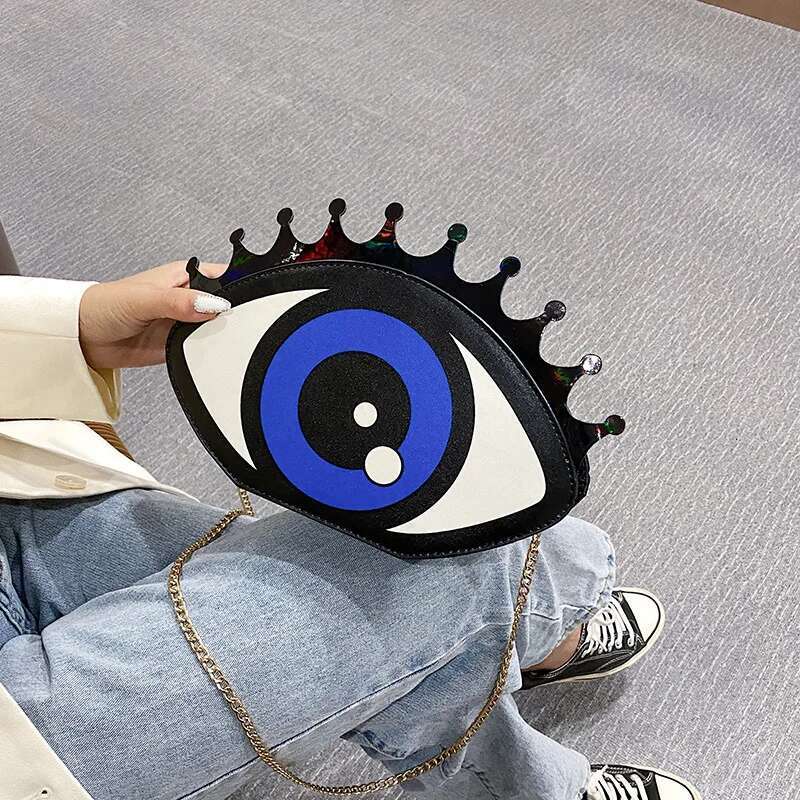 Unusual Bags For Women 2020 New Handbag Leather Fashion Laser Women's Purse Chain Cute Female Shoulder Bag Brand