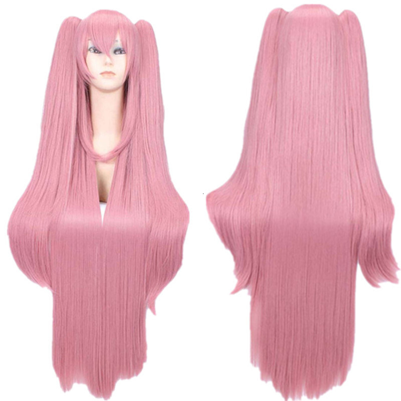 The Ending Flame Angel Crusoe, Cecilia Pelosi, Queen Lori, Thickened Extra Thick Cherry Pink Anime Cosplay Wig