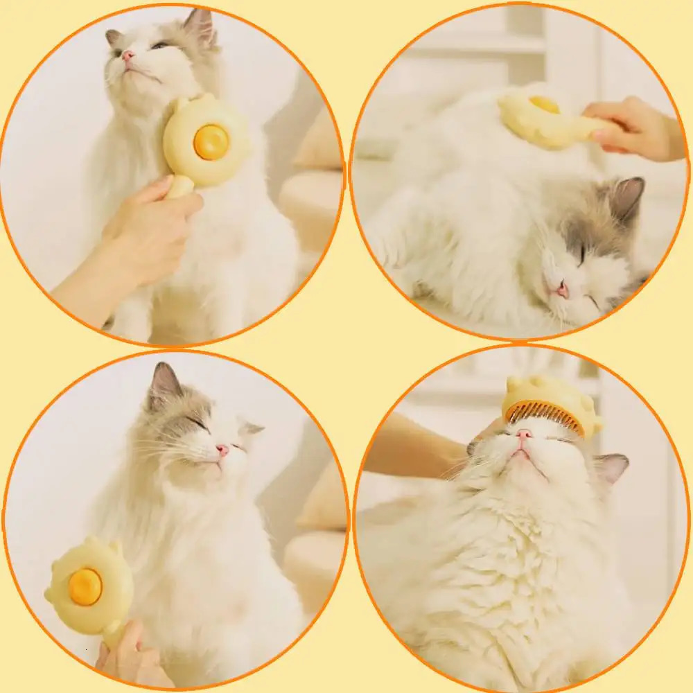 Cat Brush Pet Hair Removal Comb Grooming for Cats Dogs Pets Remover Massages Puppy Kitten Accessories 250318