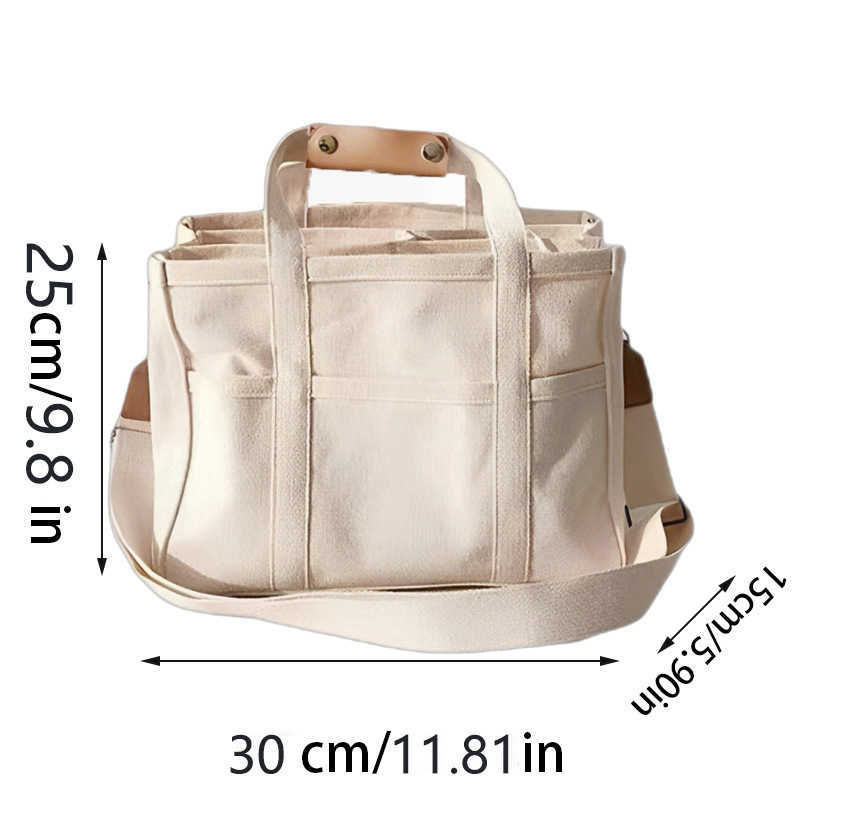 ins mommy bag fashion multi-functional mother and child single shoulder crossbody bag carrying canvas Temu burst in stock