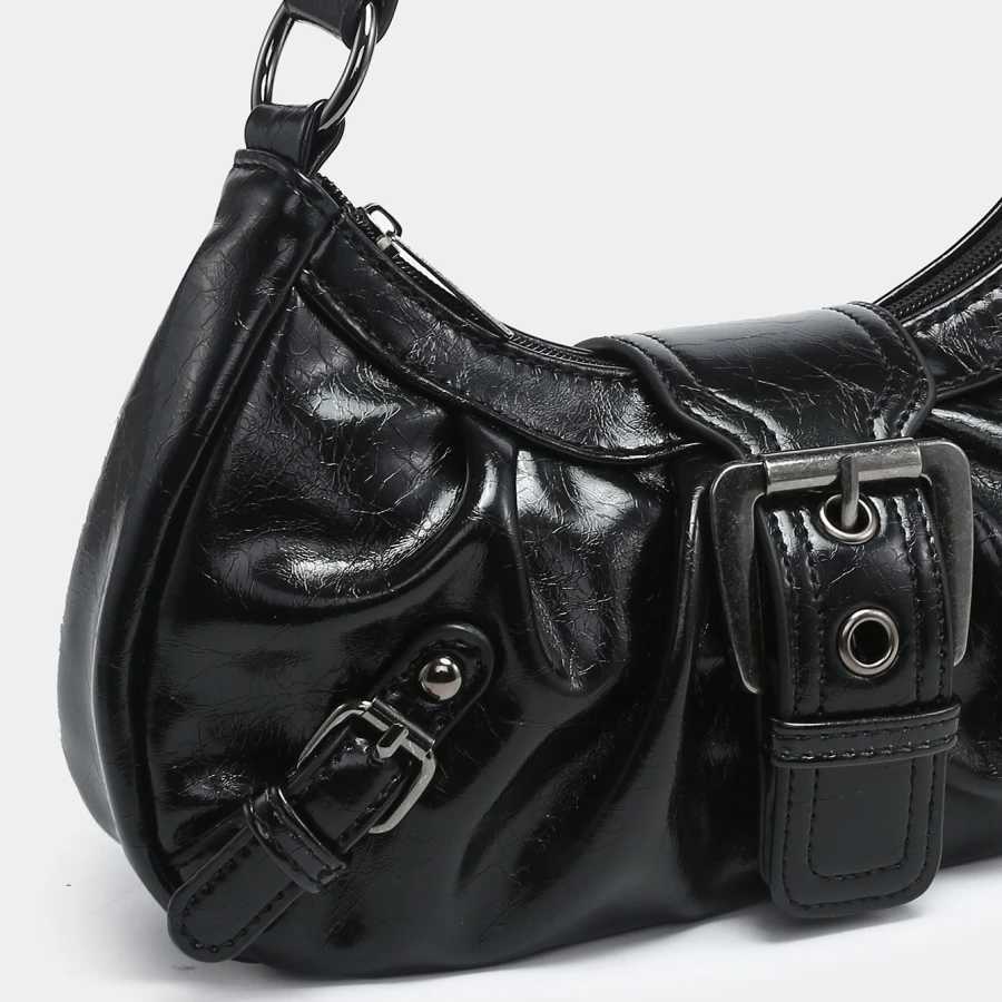 Retro Handbag Used for Shoder Bag Small PU Leather Designer Messenger Bag Y2K Womens Handbag Bolsas Y250318
