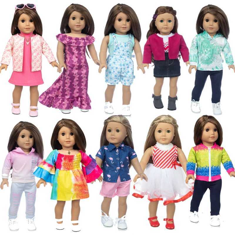 18 inch American OG girl doll costume black shirt tight fitting 40cm baby doll summer shirt office set X250318