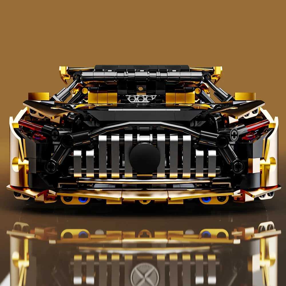 Mesiondy 1 14 MOC Building Kit Racing Model 1466Pcs Sports Car Building Blocks Toy Boy or Boy Birthday Adult Kit W250318