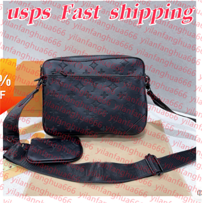 2025 Luxurys Designer bags men 3pcs Men shoulder bags designer cross body man messenger bag Satchels satchel fashion handbag Composite mini package backpack