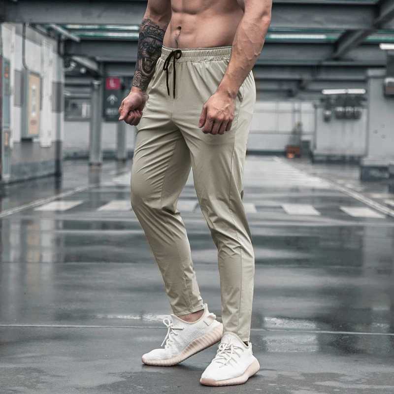 Mens Running Fitness Thin Sweatpants Male Casual Outdoor Training Sport Long Pants Jogging Workout Trousers Bodybuilding W250318