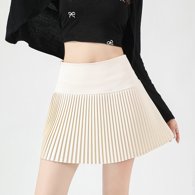 V6220 Skirt Women Spring High Waist Pleated Skirt 2025 New Short Skirt A-line Skirt Pleated Skirt Umbrella Skirt Skirt