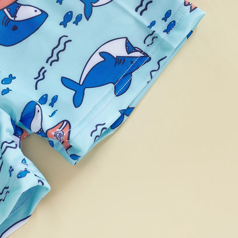 Children s Boys Swim Trunks with Fun Dinosaur Star Print Adjustable Elastic Waist Beach Shorts for Toddler Swimwear 250319