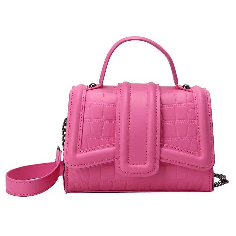 New Arrival New Fashion Texture Girls Small Square Bag Trendy One Shoulder Crossbody Bag Solid Simple Womens Handbags Messenger Bag T250318