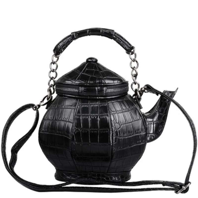 New Kettle Messenger Unisex Hard Cool Personality Satchel Korean Female Male Single Shoulder Handbag Bagteapot Bag
