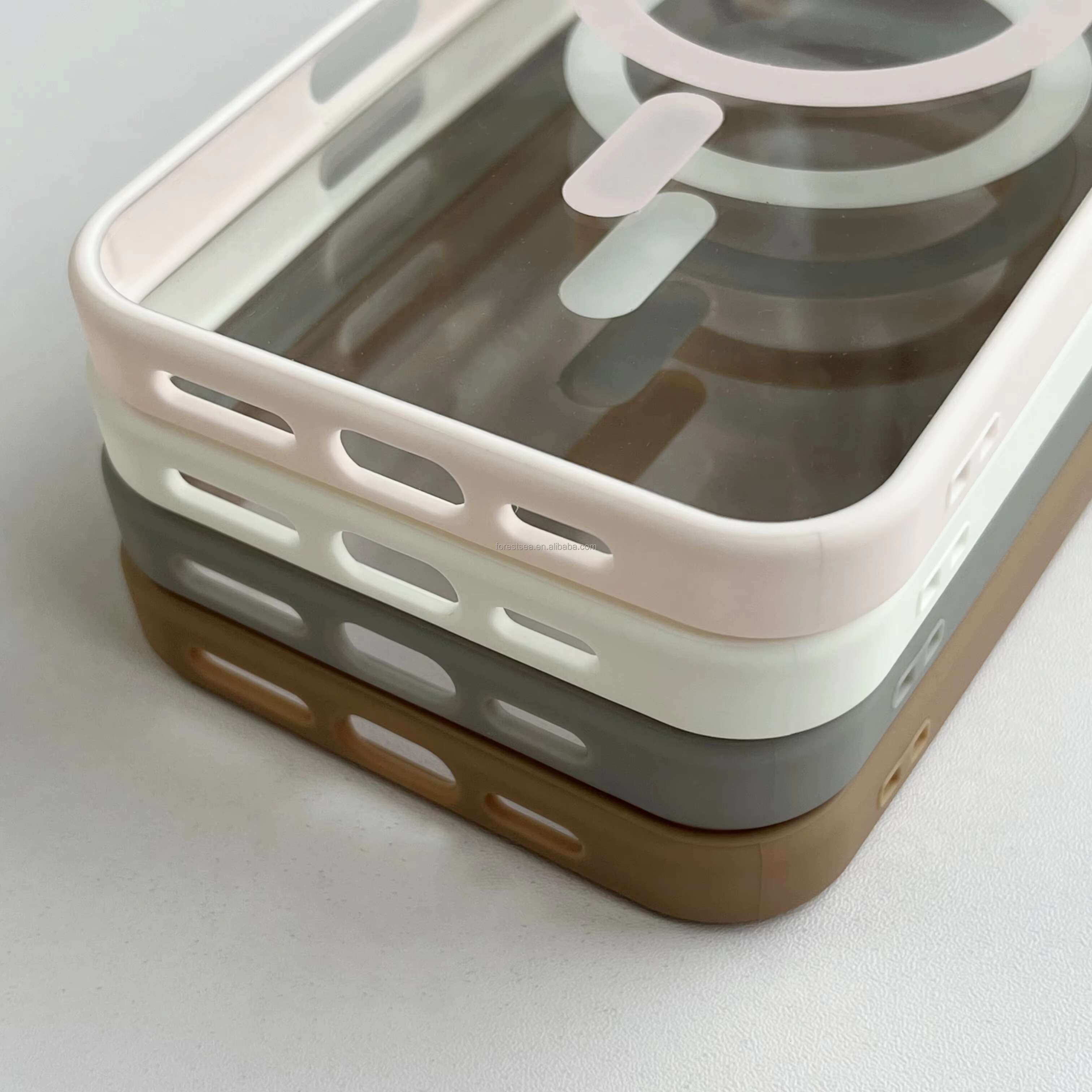 Spot Crystal Phone Case Magnetic Wholesale Flexible Full Cover Shockproonti-Drop for iPhone 16 Pro Max 15 14 Plus 13
