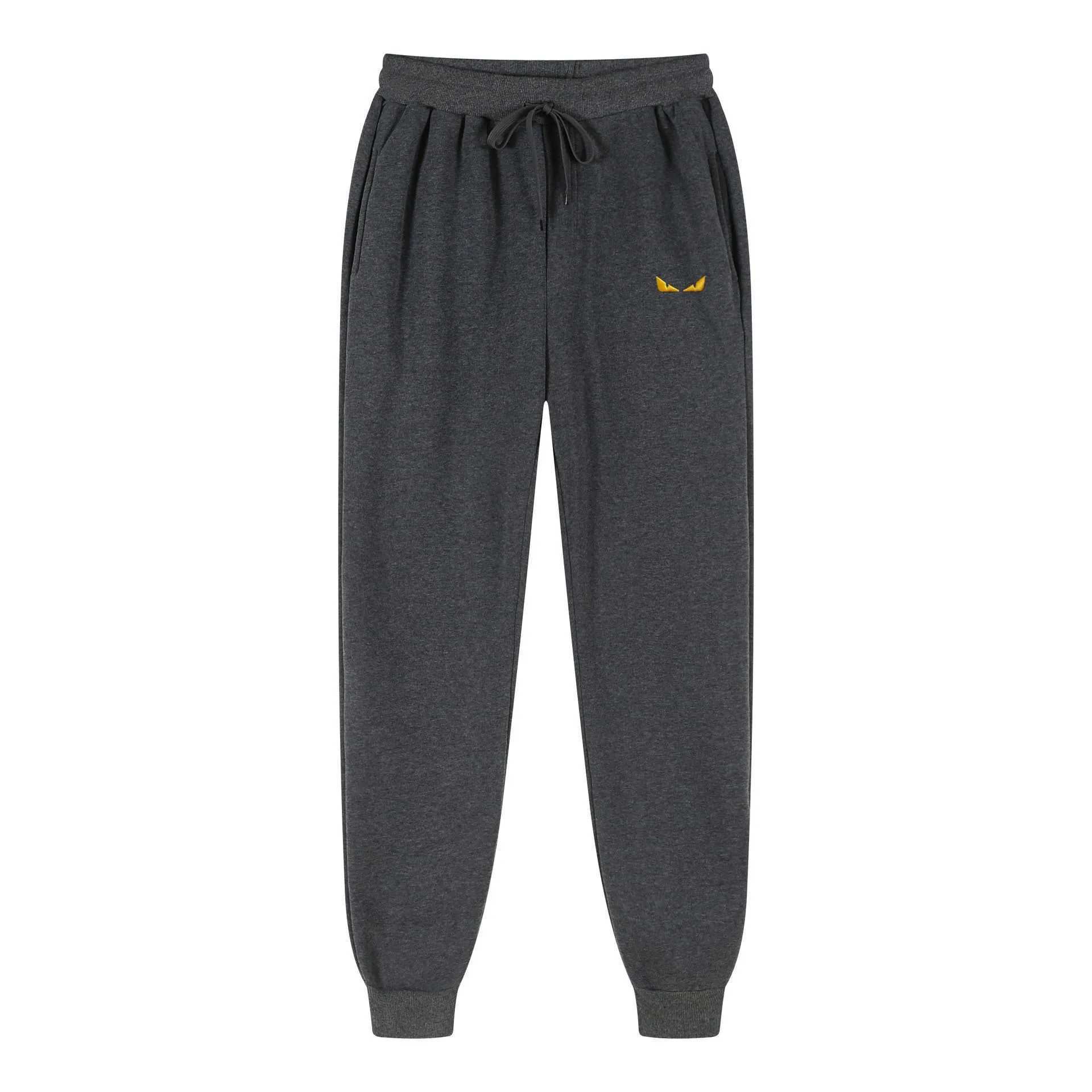 Hot selling sports sweatpants high-quality mens little monster eyes embroidered sweatpants high-quality 300g sports pants X250319