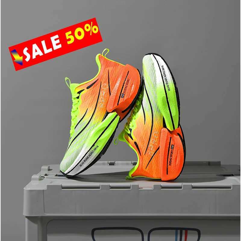 New 2025 Marathon Air Cushion Mens Running Shoes Breathable and Lightweight Womens Comfortable Running Shoes Z250319