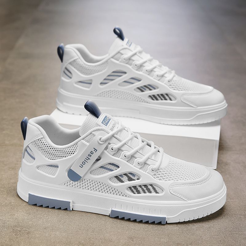 2025 hot spring summer new breathable net men's student sports casual board fashion shoes trend all match