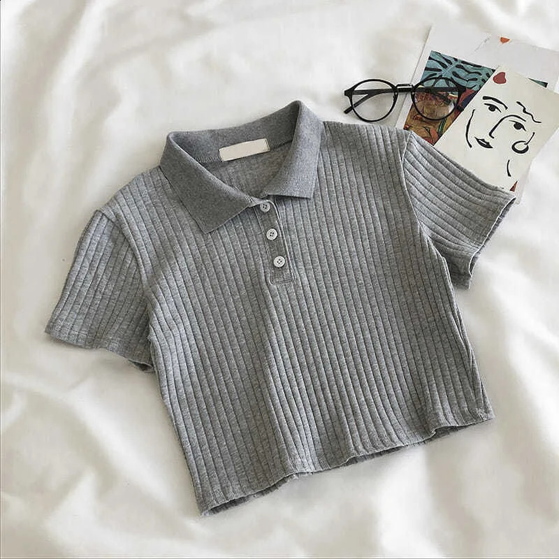 Summer Childrens Solid Color POLO Shirt Handsome Fashion Sports T-shirt Girl Lapel Casual and Comfortable Half Sleeve 4-13y 250319