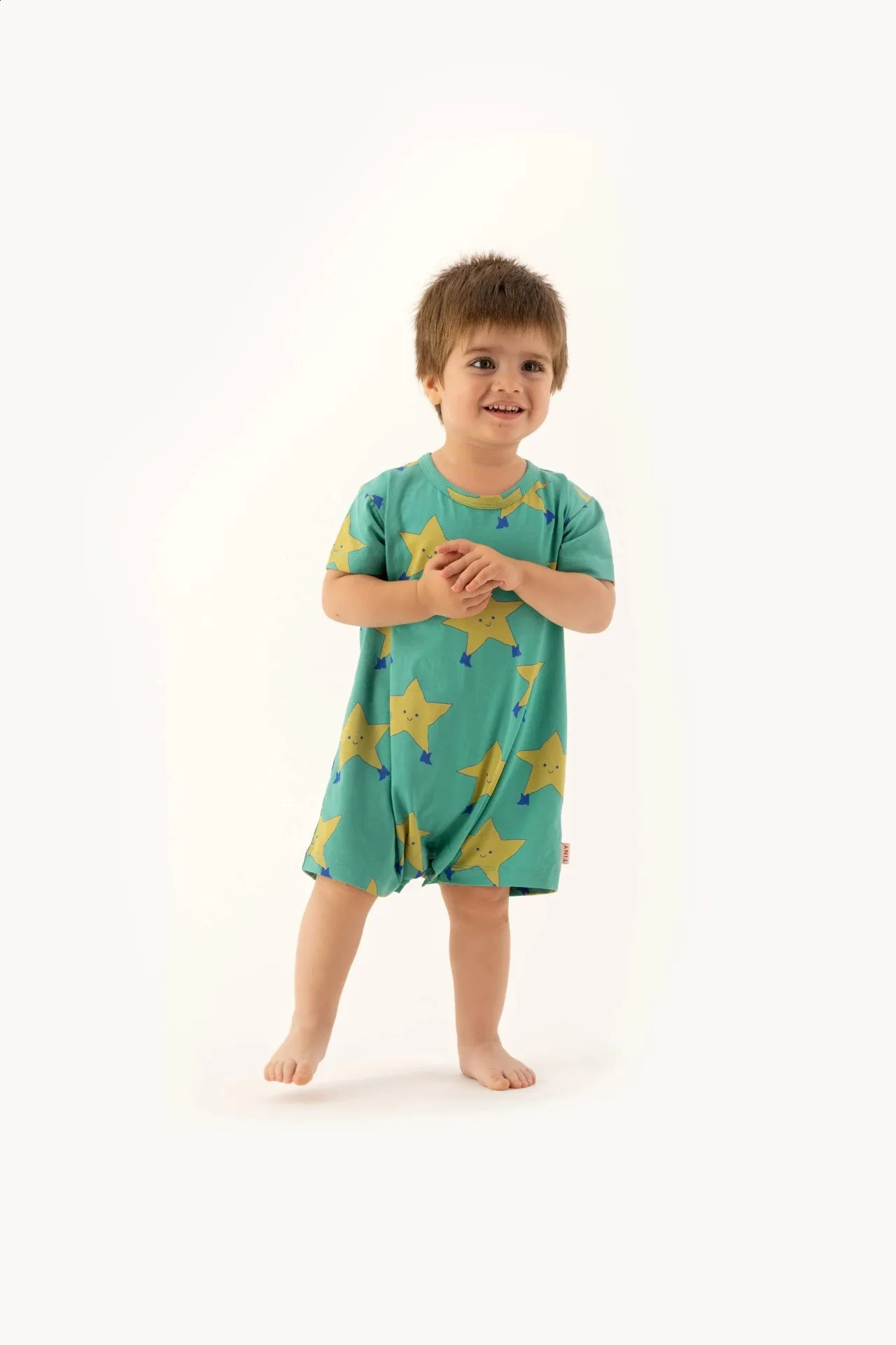 Childrens Short-sleeved Suit 2025 Summer Printing Fashion Boys Tops Cotton Cute Girls t-shirt Shorts Childrens Clothing 250319