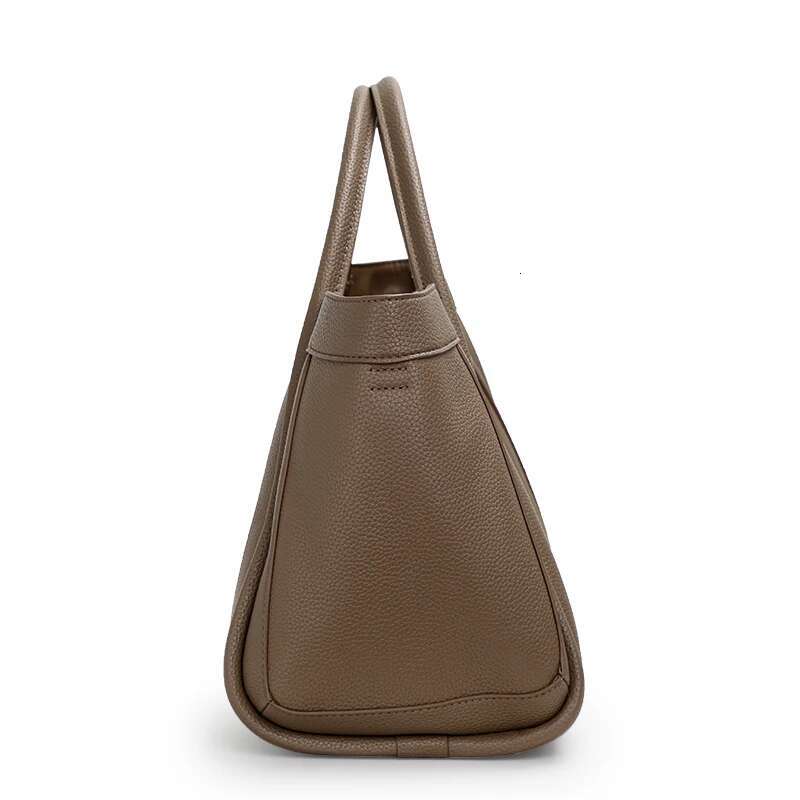 Aidrani Fashion Genuine Leather Women's Large Capacity Handbag Casual Multi Functional Cowhide One Shoulder Crossbody Bag