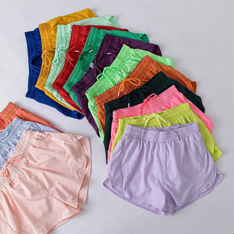 Women Running Lightweight Athletic Shorts With Mesh Liner Zip Pocket Quick Dry Workout Sports Shorts Oneractive Yoga Pant Sport 250318