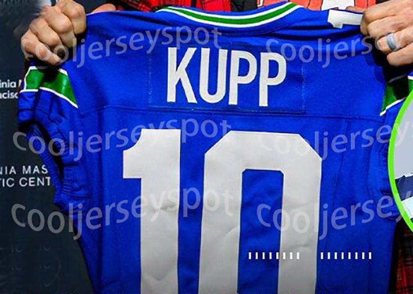 Personalized Cooper Kupp Custom Football Jersey Smith-Njigba Witherspoon 12 Fan Jalen Milroe Embroidered Letter Number Design Any name any number Wome