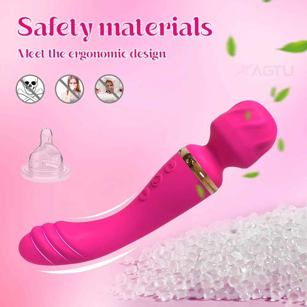 2 Motors AV vibrator female G-spot clitoral stimulator USB charging vaginal massager female sex toy adult product W250319