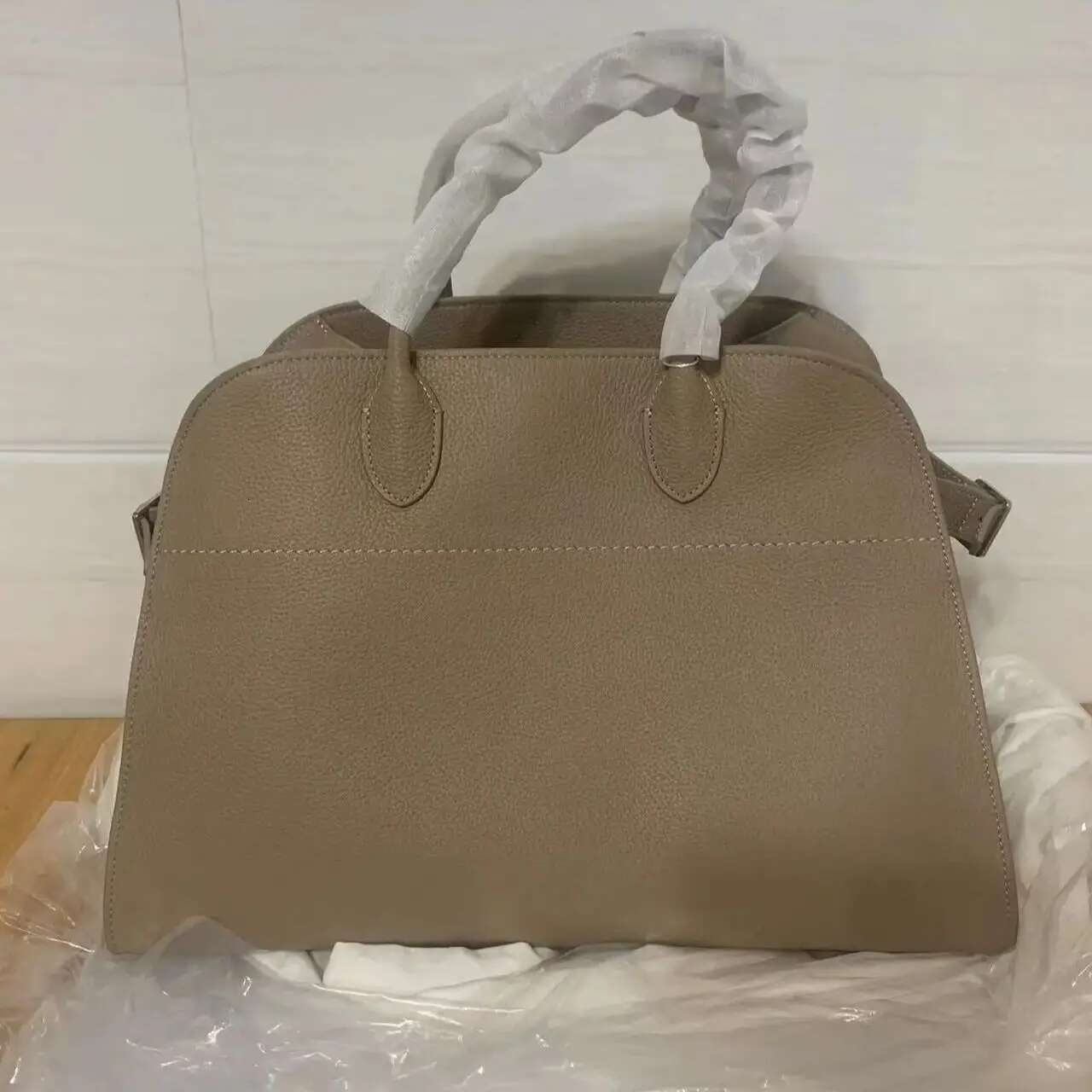 S Factory Direct Sale Natural Leather Purely Handmade Soft And Odorless Large Capacity Handbag Shoulder Bag